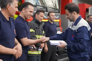 آتش‌نشانان پالایشگاه تبریز تجلیل شدند