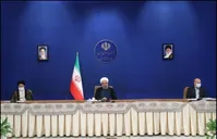 روحانی در حضور قالیباف و رئیسی چه گفت؟