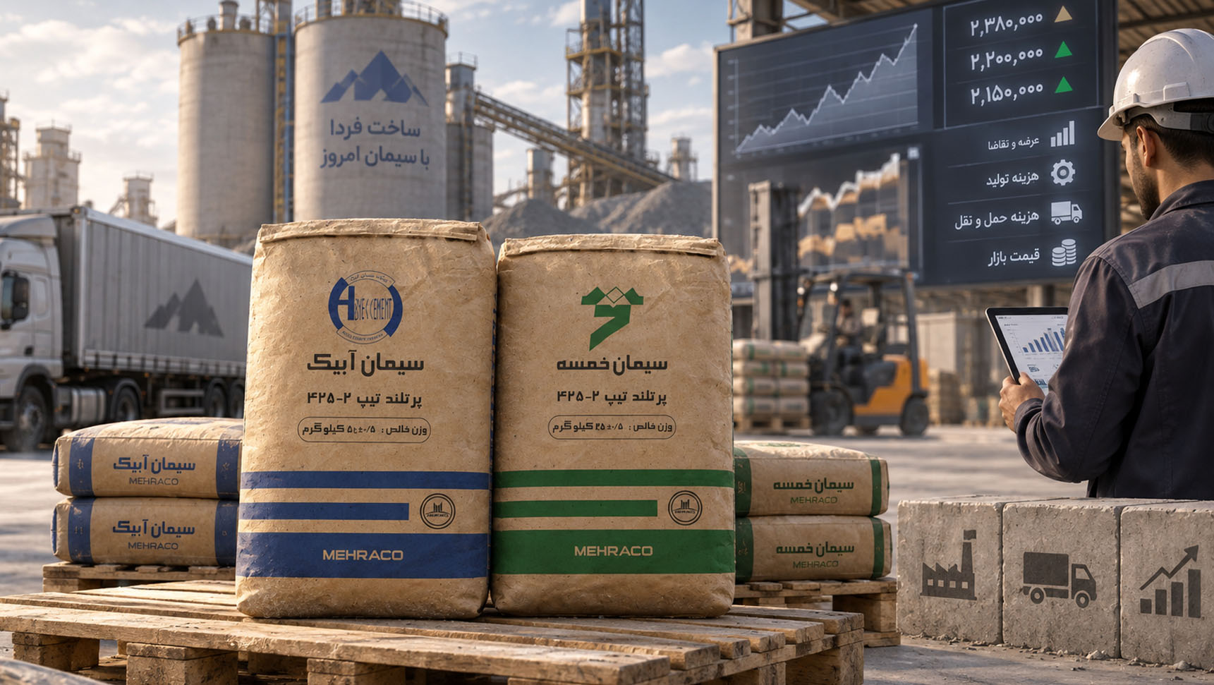 عوامل تعیین کننده قیمت سیمان