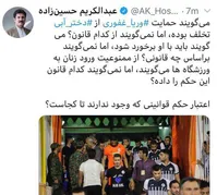 پرونده‌سازی یک رسانه علیه وریا غفوری بخاطر "دختر آبی"+فیلم و عکس