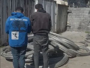 دستگیری سارقان غیر بومي سیم کابل با ۷ فقره سرقت در مرند 