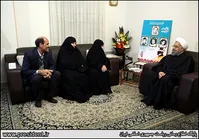 دیدار رییس‌جمهور با خانواده شهیدان بغدادی+تصاویر