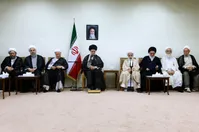 دیدار اعضای مجلس خبرگان با رهبر انقلاب+تصویر