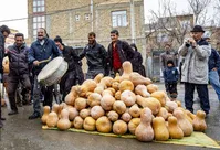 تصاویر| جشنواره کدو در روستای تفریجان همدان