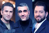 پژمان جمشیدی، هوتن شکیبا و بهرام رادان در فیلم جدید سروش صحت