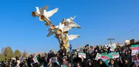 تصاویر| تشییع ۲ شهید شاهچراغ در یاسوج