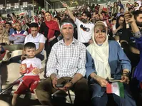 حضور ۲۵ هزار نفر در ورزشگاه آزادی برای تماشای خانوادگی دیدار ایران و پرتغال+تصاویر