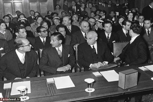 
مصدق میهمان دیوان عالی امریکا