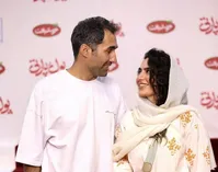 امیر آقایی، هادی کاظمی، سمانه پاکدل، سینا و ساعد سهیلی برای «پول پارتی» به سینما آمدند