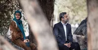 عکس| حمیدرضا پگاه و دخترش در جشنواره فجر