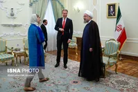 تصاویر/ دیدار وزیر امور خارجه نروژ با رئیس‌جمهور