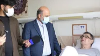 عیادت نماینده وزیر ارشاد از رضا رویگری
