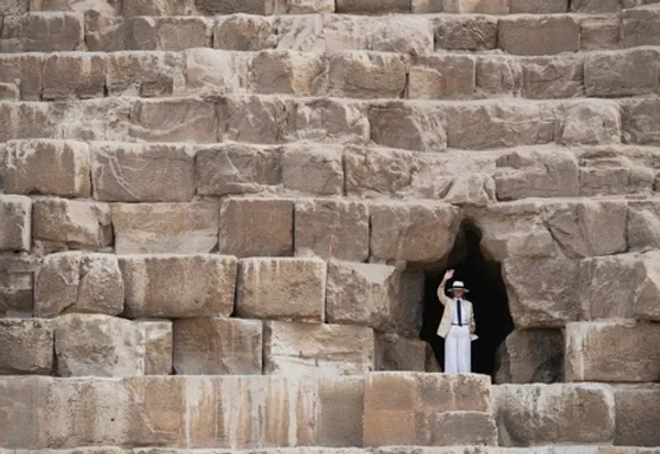 بازدید ملانیا از اهرام مصر