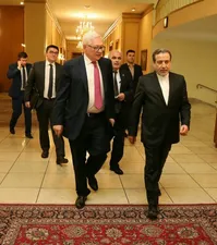 رایزنی برجامی عراقچی و ریابکوف در تهران+عکس