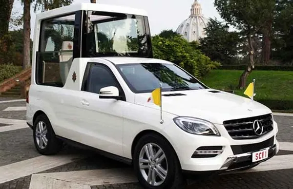 مرسدس بنز M-Class سفارشی رهبر واتیکان
