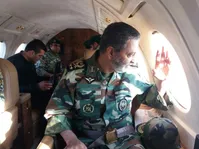 فرمانده ارتش عازم کرمانشاه شد/عکس