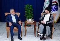 دیدار سیدعمار حکیم و هادی العامری/ تاکید بر برگزاری مسالمت‌آمیز تظاهرات