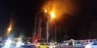 برج رامیلا چالوس کامل در آتش سوخت