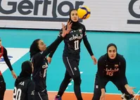 دومین شکست والیبال زنان ایران در جام کنفدراسیون آسیا
