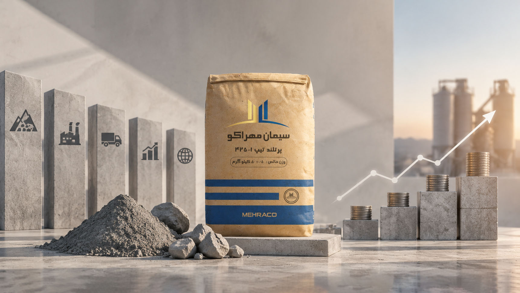 عوامل تاثیر گذار بر قیمت سیمان امروز