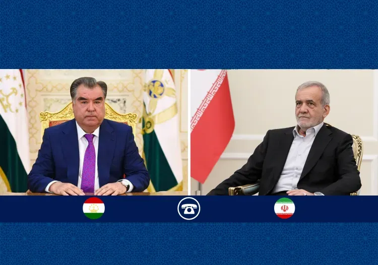گفت‌وگوی تلفنی روسای جمهور ایران و تاجیکستان