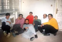 عکسی زیرخاکی از جوانیِ جواد رضویان، مهران غفوریان و نصرالله رادش