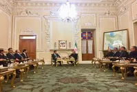 بارزانی با لاریجانی دیدار و گفتگو کرد+عکس