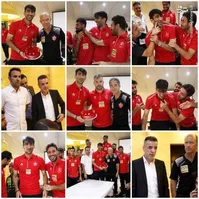 جشن تولد بیرانوند در اردوی پرسپولیس/ وعده مدیرعامل به بازیکنان +عکس