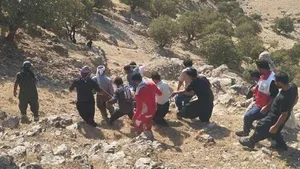 نجات ۵ ساعته مرد ۴۰ ساله از ارتفاعات کالوس