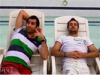 تصویر/تبریک متفاوت احمد مهران‌فر به دوست بازیگرش