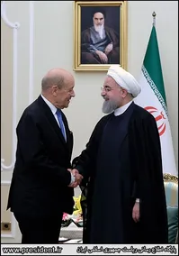 "برهم خوردن برجام نقطه پشیمانی همگان خواهد بود"/جزئیات دیدار روحانی و لودریان+تصاویر