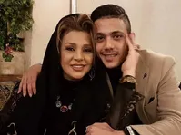 گوهر خیراندیش در منزل نسرین مقانلو