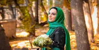 عکس| رونمایی از تیپ جدید خانم بازیگر