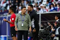 عکس| دیدار قلعه‌نویی و مانچینی در عربستان