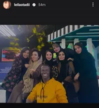 عکس| سلفی لیلا اوتادی در کنار خواستگار جدیدش