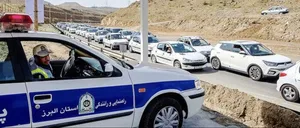 ترافیک سنگین در آزادراه تهران - شمال