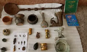 کشف آثار باستانی به ارزش ۵۰ میلیارد ریال در مراغه