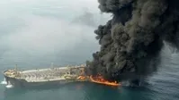 فوت ۳۲ خدمه نفتکش ایرانی در آب‌های چین/نفتکش سانچی غرق شد/پیام تسلیت رئیس‌جمهور+فیلم و تصاویر