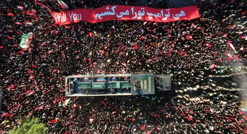 تصاویر | تشییع پیکر رهبر شهید انقلاب در مشهد