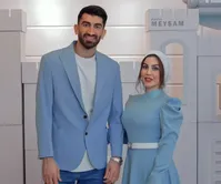 عکس/پاسخ کنایه‌آمیز همسر بیرانوند به فحاشی‌ها