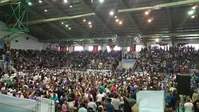 روحانی: باید بین قاضی و وکیل انتخاب کنید/ راه هاشمی و خاتمی را ادامه می‌دهیم/راه تقابل با دنیا یا راه تعامل؟+ فیلم و عکس