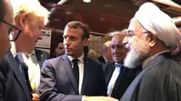 در دیدار همزمان روحانی با مکرون و جانسون چه گذشت؟+فیلم و عکس