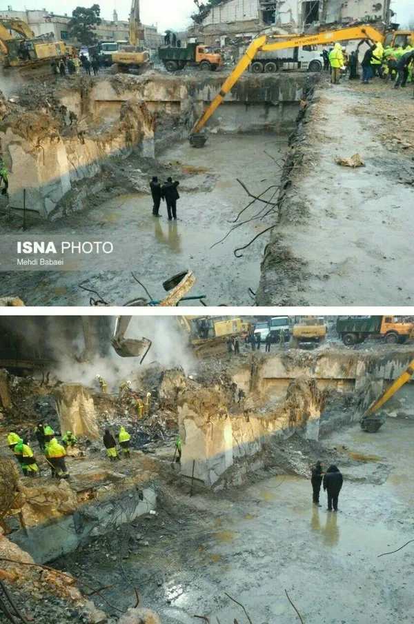 عملیات آواربرداری تمام شد و با حضور ماموران خدمات شهری شهرداری پیاده&zwnj;رو و معابر پلاسکو آماده تردد می&zwnj;شوند