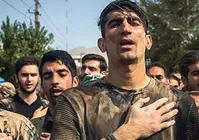 فیلم| حضور علیرضا بیرانوند در مراسم گل‌مالی روز عاشورا
