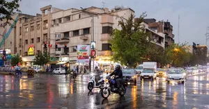 رگبار باران در تهران از عصر دوشنبه
