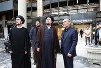 سیدحسن خمینی در بازدید از ساختمان صداوسیما: همه ما سرباز جمهوری اسلامی هستیم
