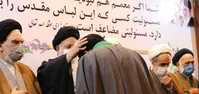تصاویر| مراسم عمامه گذاری طلاب خراسان رضوی با حضور علم‌الهدی