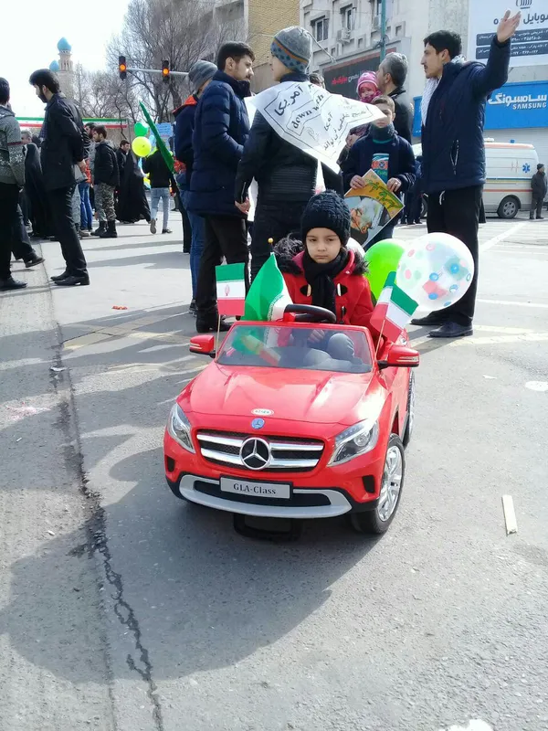 در حاشیه راهپیمایی 22 بهمن تبریز