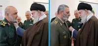 اعطای نشان فتح به فرماندهان کل ارتش و سپاه