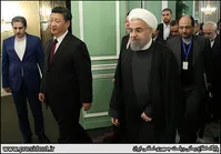 تصاویر/دیدار خصوصی روحانی و رئیس‌جمهور چین